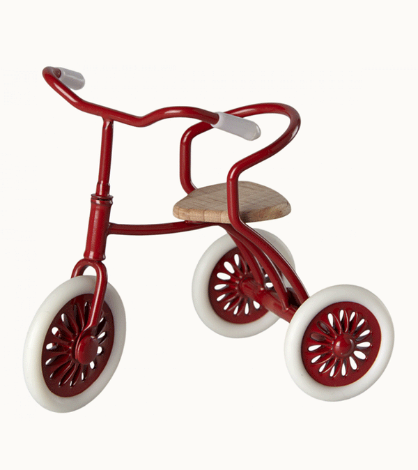 Red Mouse Abri a Tricycle by maileg