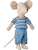 Knitted Sweater and Trousers for Big Brother Mouse by maileg