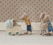 Yellow Checked Shirt and Trousers for Dad Mouse by maileg