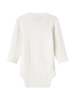 Gentle White Pointelle Modal Belita Wrap Body by MarMar Copenhagen