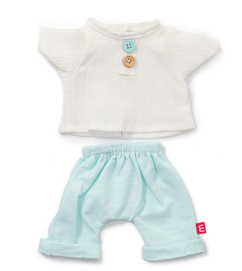 Shirt and Blue Trousers 38cm Doll Outfit by miniland