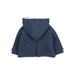Navy Waffle Zip Jacket by Buho