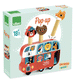 Wooden Pop Up Bus Toy by Ingela P Arrhenius & Vilac
