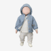 Chambray Padded Adriano Jacket by 1+ in the Family