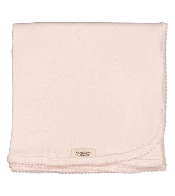 Pink Dahlia Pointelle Modal Alida Blanket by MarMar Copenhagen”