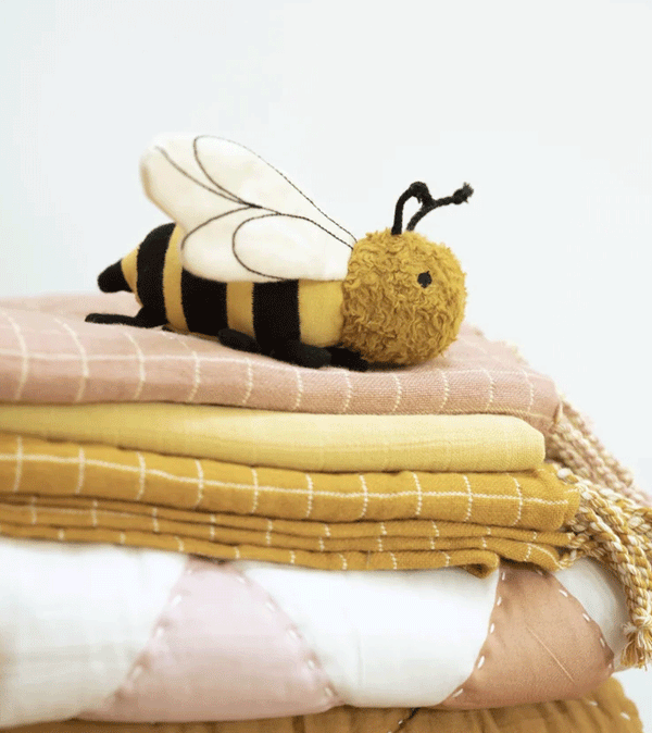 Bolette the Bee Rattle by Fabelab