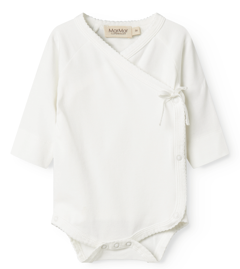 Gentle White Modal Belita Wrap Body by MarMar Copenhagen