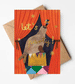 Let's Party Circus Sealion Card by Daria Solak Illustrations