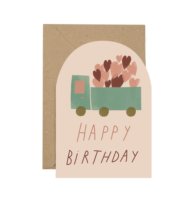 Happy Birthday To You Truck Card by Plewsy