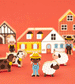 Set of 34 wooden blocks Countryside  Cross Roads by Janod