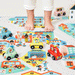 Set of 36 wooden blocks City Cross Roads by Janod