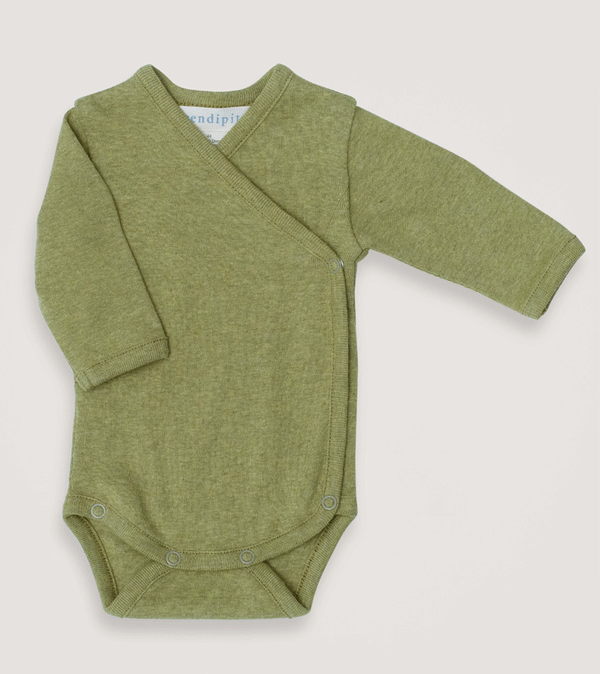 Grass Organic Cotton Crossover Body by Serendipity