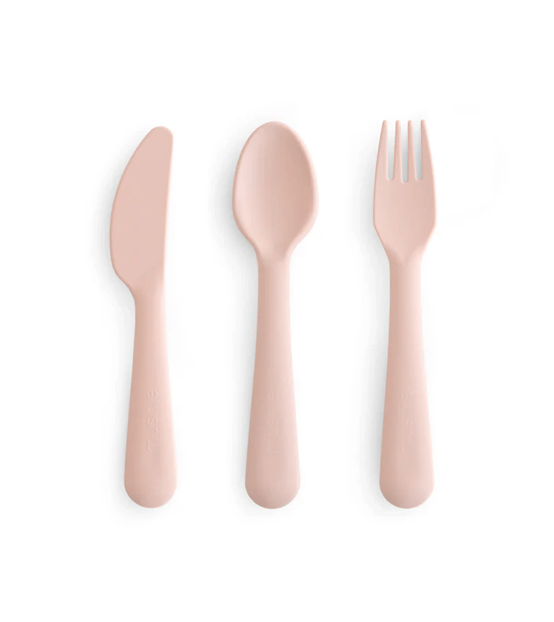 Blush Cutlery Set by Mushie