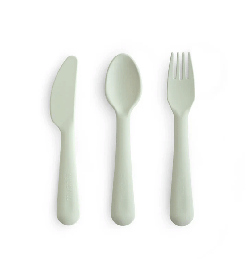 Sage Cutlery Set by Mushie