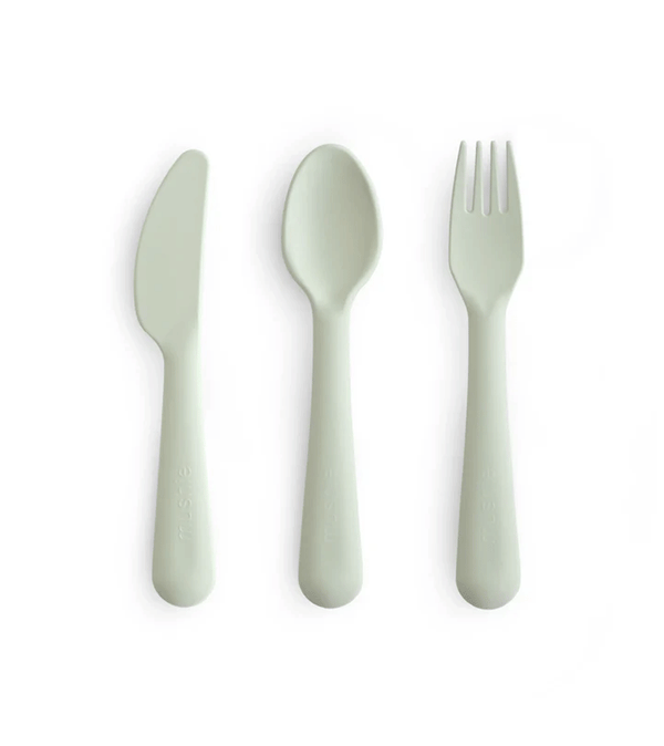 Sage Cutlery Set by Mushie