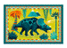 Cric Croc, Dino Rock 8 Invitations & Stickers Letter Set by Djeco