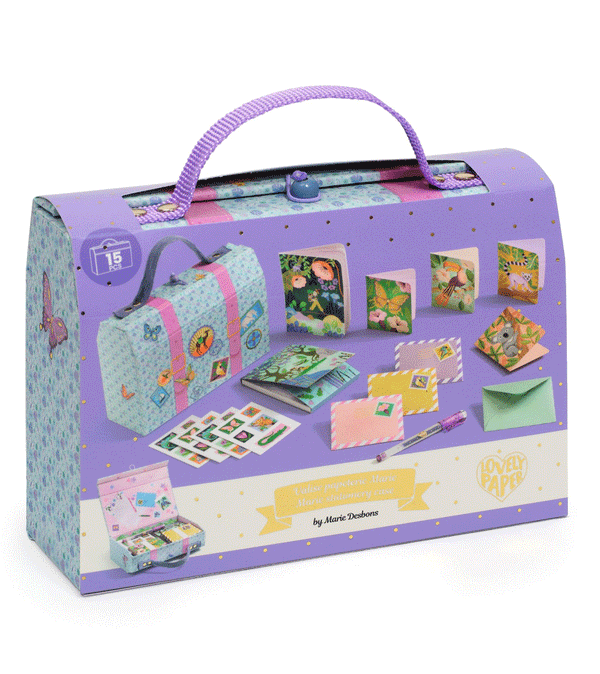 Marie Stationery Case  by Djeco