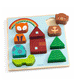 Puzz & Match Rainbow Puzzle & Construction Game by Djeco