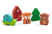 Puzz & Match Rainbow Puzzle & Construction Game by Djeco