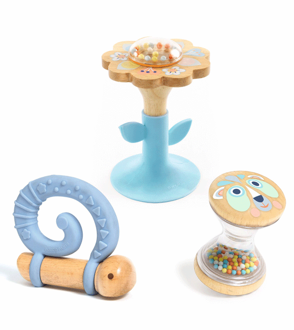 BabyGifti Baby Rattle Set by Djeco