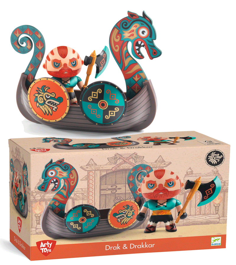 Drak & Drakkar Ship Arty Toy by Djeco