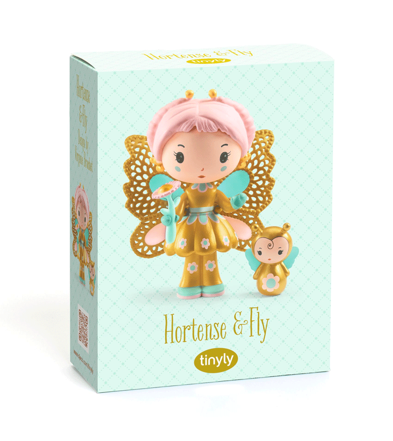 Hortense & Fly Tinyly Doll Figure by Djeco
