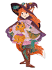 36 pcs Lily the Witch Giant Puzzle by Djeco