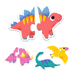 Duo Puzzle - Dinos by Djeco