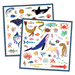Ocean Metallic Stickers by Djeco