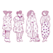 Rosemary & Friends Les Demoiselles Fashion Colouring by Djeco