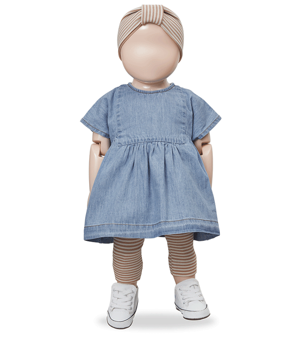 Elisabetta Chambray Dress by 1+ in the Family