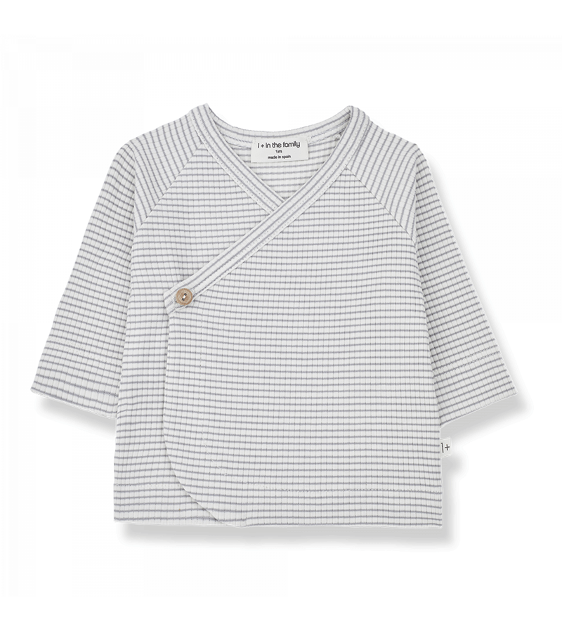 Smoky Striped Eddy Crossover Top by 1+ in the Family