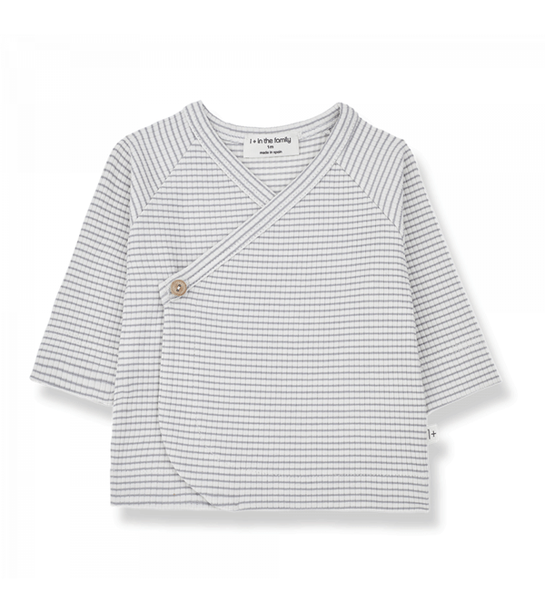 Smoky Striped Eddy Crossover Top by 1+ in the Family
