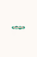 Pale Mint and Emerald Twist Big Hair Clip by Tinycottons