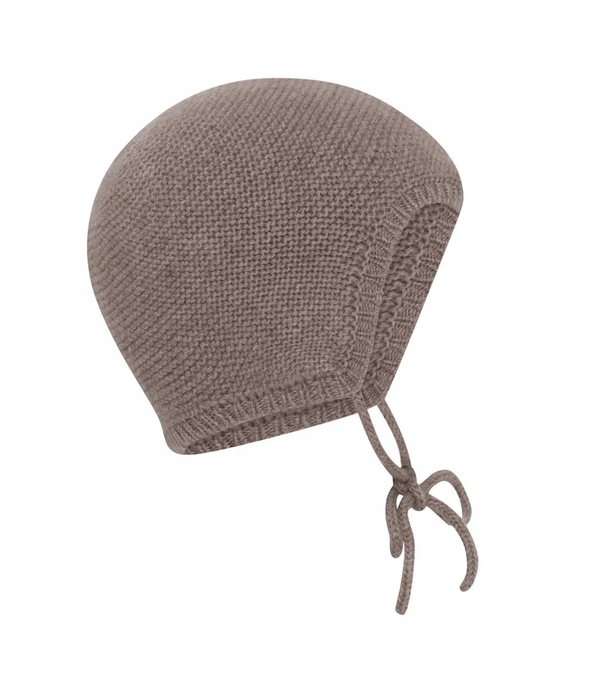 Light Brown Melange Cassidy Cashmere Bonnet by mp Denmark