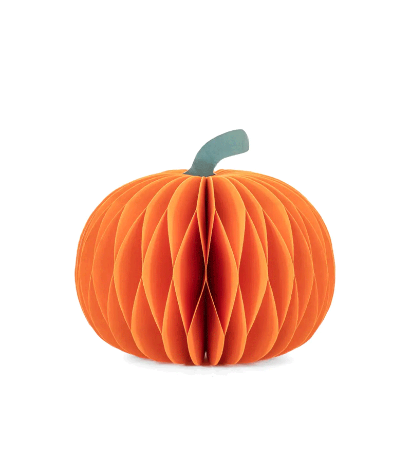 Honeycomb Pumpkin Standing Decoration