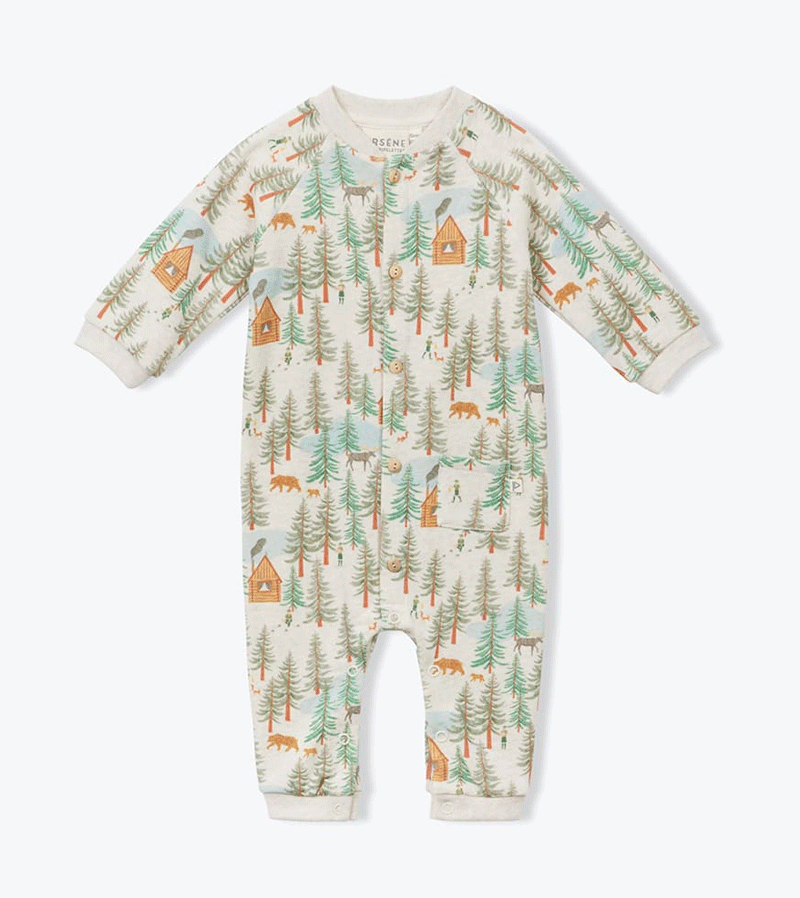 Forest Fleece Jumpsuit by Arsene et Les Pipelettes