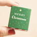 Merry Christmas - Christmas Tree - Matchbox