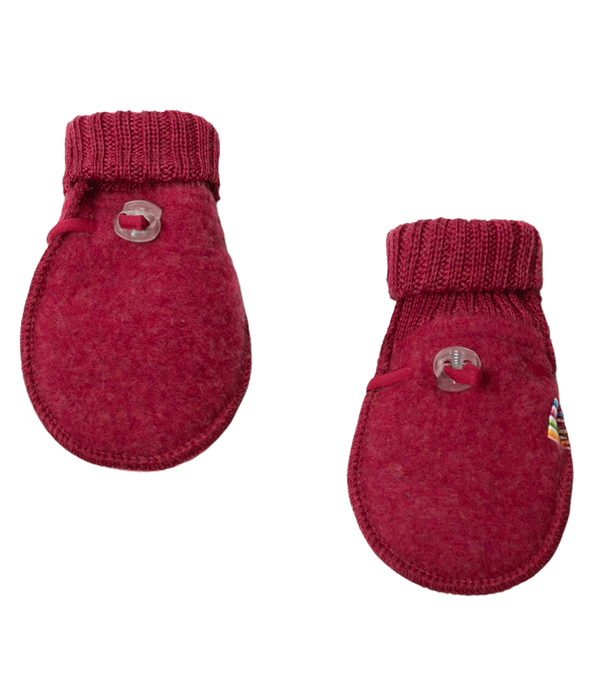 Outlet Fushia Soft Wool Mittens by Joha