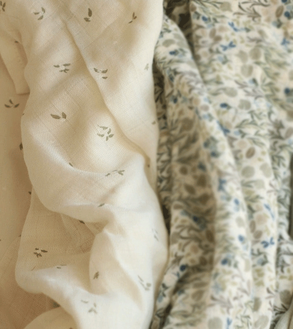 Nettle Scatter Muslin by Avery Row