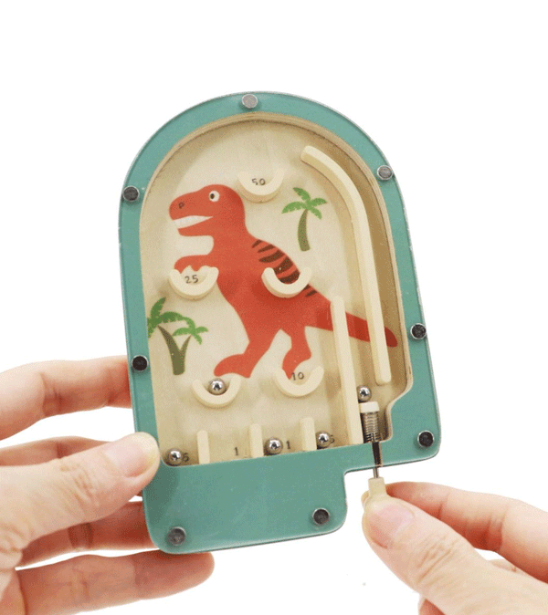 Wooden Animal Pinball Game