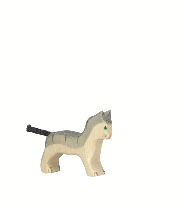 Wooden Kitten Cat by Holztiger
