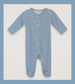 Azur Stripe Organic Cotton Romper by Serendipity