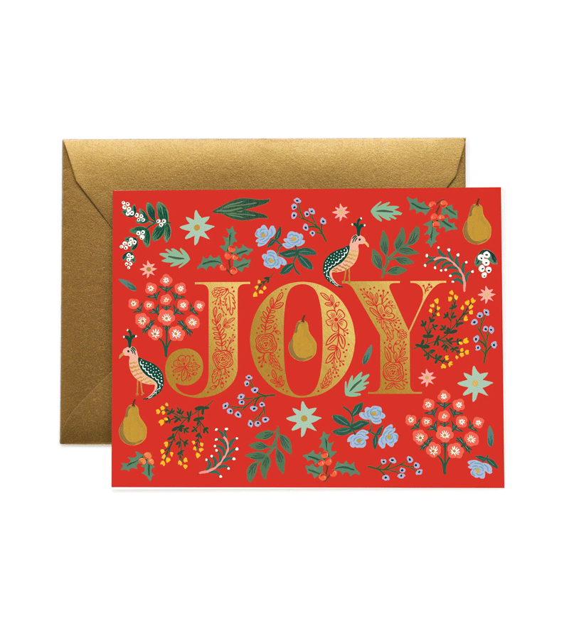 Partridge Joy Card by Rifle Paper Co