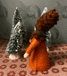 2023 Large White Standing Pinecone Waldorf Flower Fairy