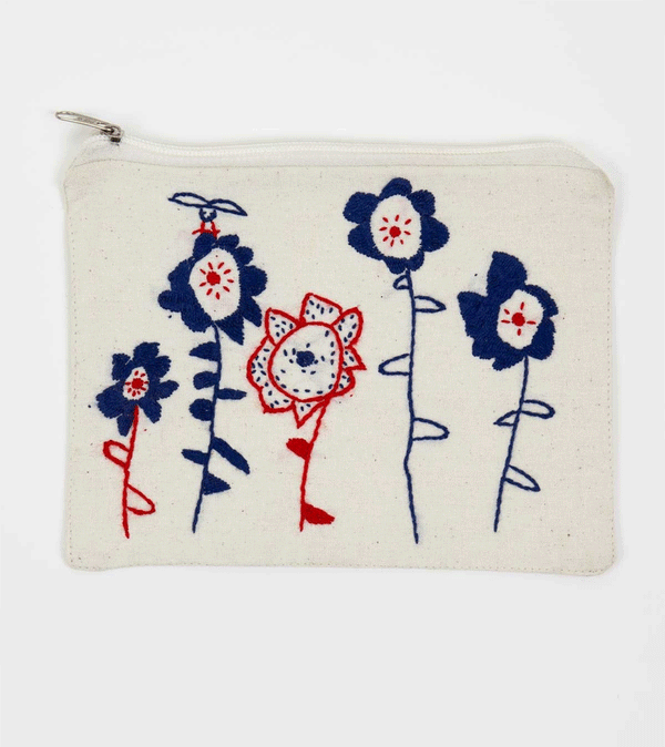 Khulna Flower Purse by AfroArt