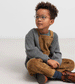 Dark Bronze Riri Cord Dungarees by MarMar Copenhagen