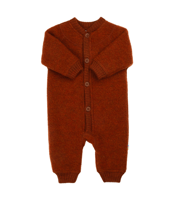 Rust Soft Wool Jumpsuit by Joha