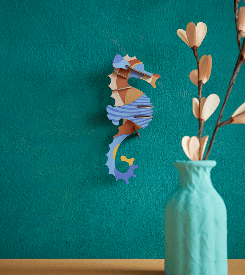 Blue Ringlet Seahorse Small Sea Creature by studio ROOF
