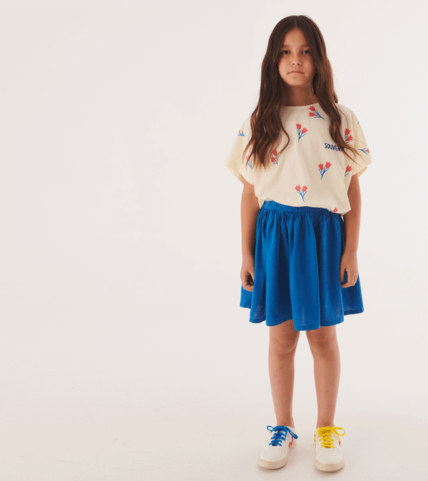 Napoli Skirt in Klein Blue by Letter to the World